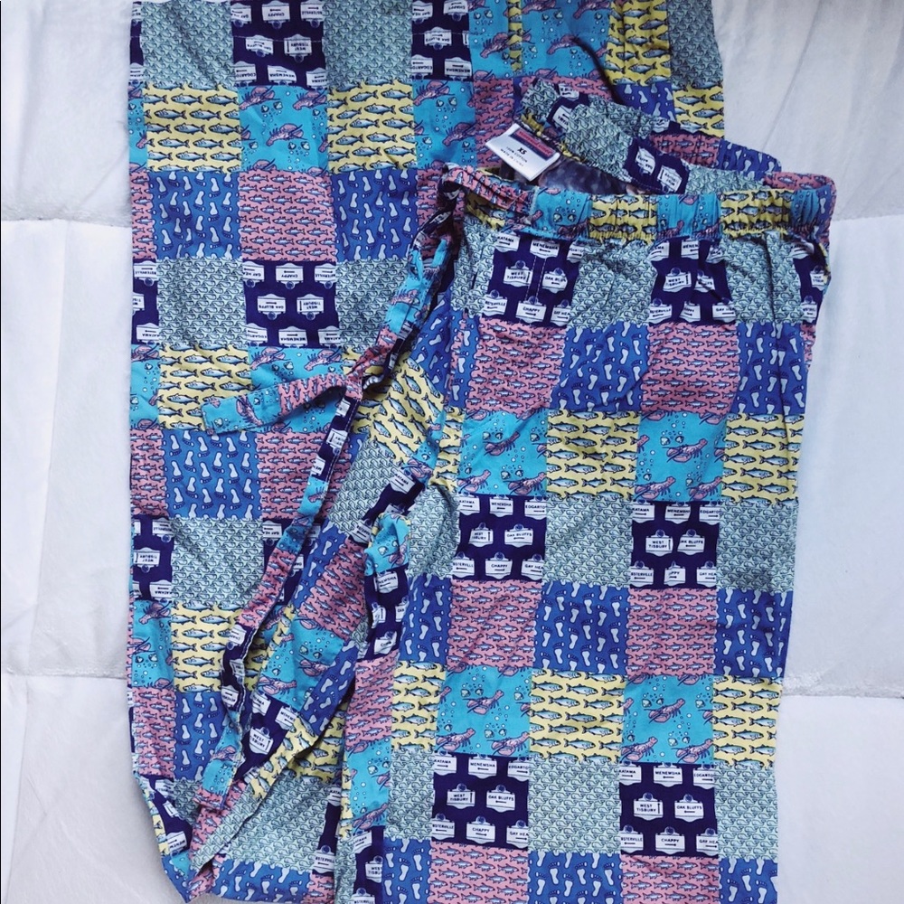 VINEYARD VINES pajama cape cod pants with tie